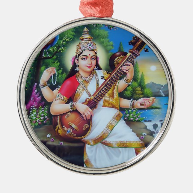 Ornement de Saraswati - version 3 (Devant)