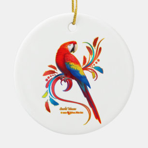 Ornement de Scarlet Macaw
