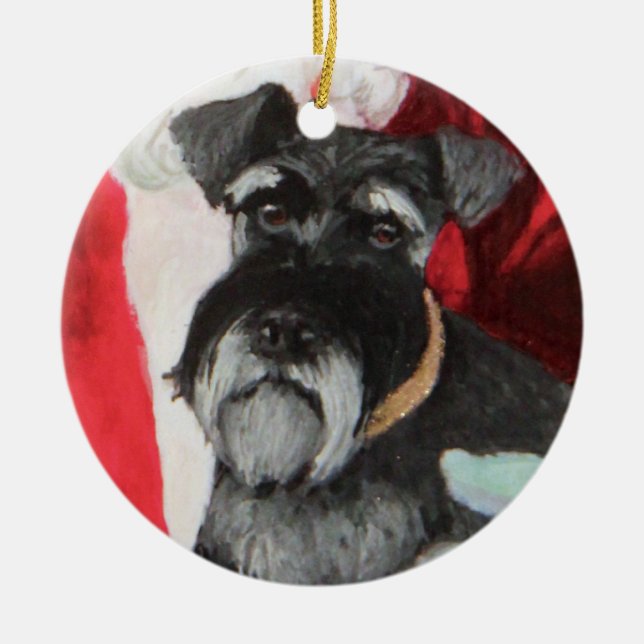 ornement de schnauzer (Devant)