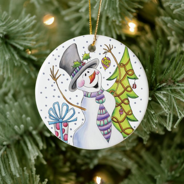 Ornement de Snowman (Arbre)