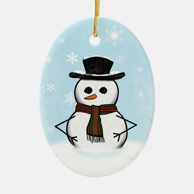 Ornement de Snowman (Devant)