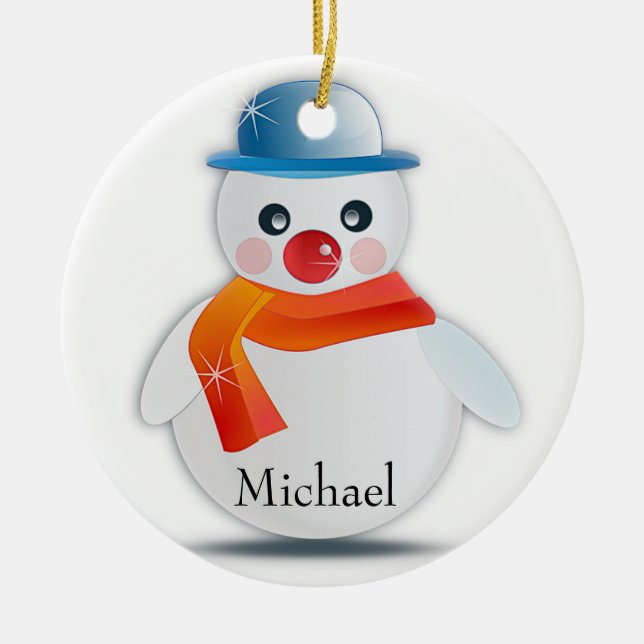 Ornement de Snowman (Devant)