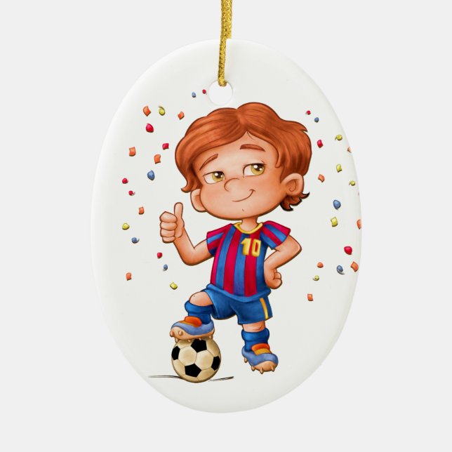 Ornement de soccer (Devant)