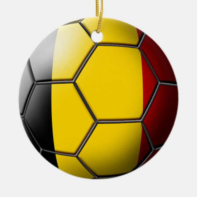Ornement de soccer en Belgique (Devant)