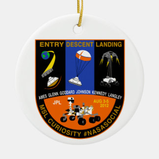 Ornement de Social de la NASA de Mars Curioisty