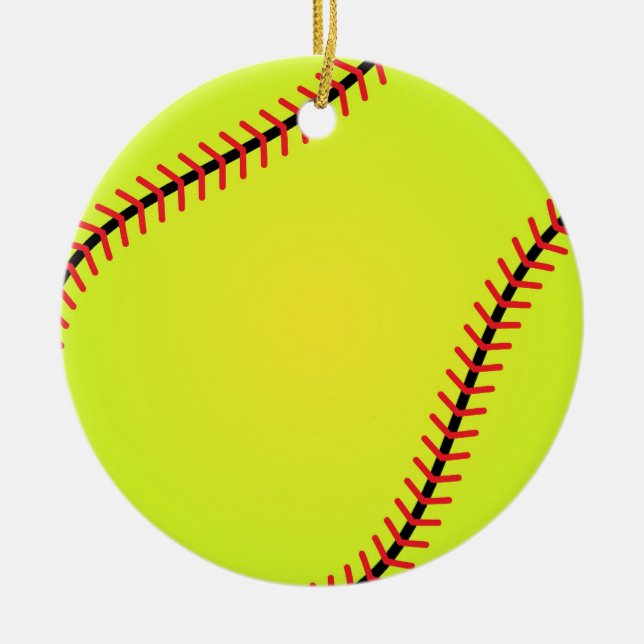 Ornement de softball - SRF (Devant)