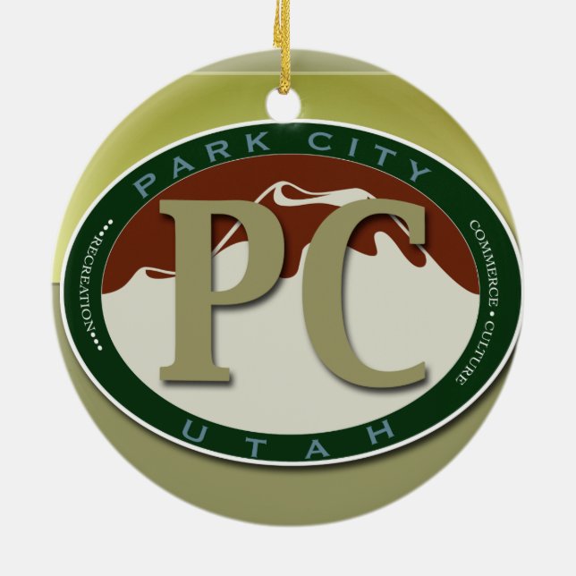 Ornement de souvenir de Park City (Dos)