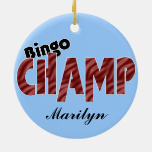 Ornement de style de Vegas de champion de champion