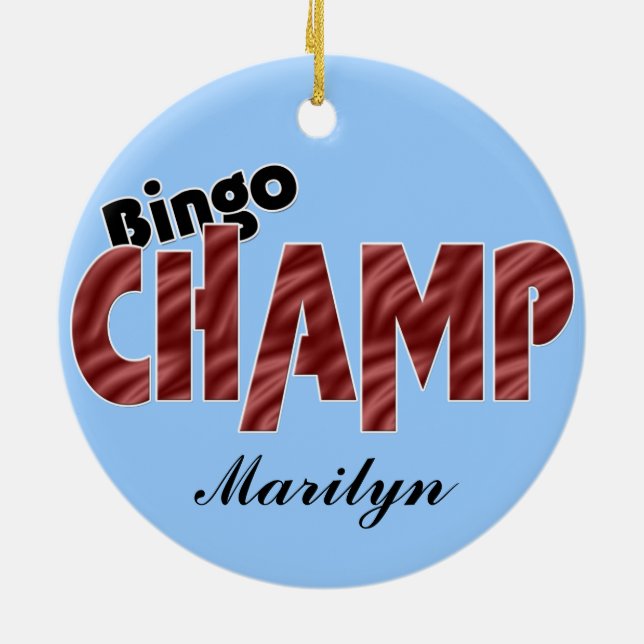Ornement de style de Vegas de champion de champion (Dos)