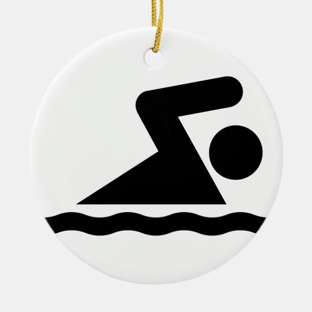 Ornement de symbole de bain (Devant)