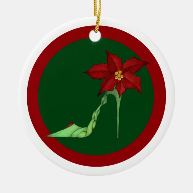 Ornement de talon haut de Noël (Devant)