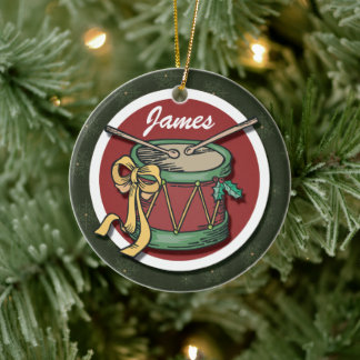 Ornement de tambour de Noël