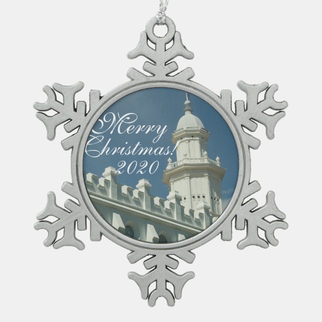 Ornement de temple de St George Utah (Devant)