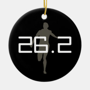 Ornement de tenue de marathon de coureur personnal