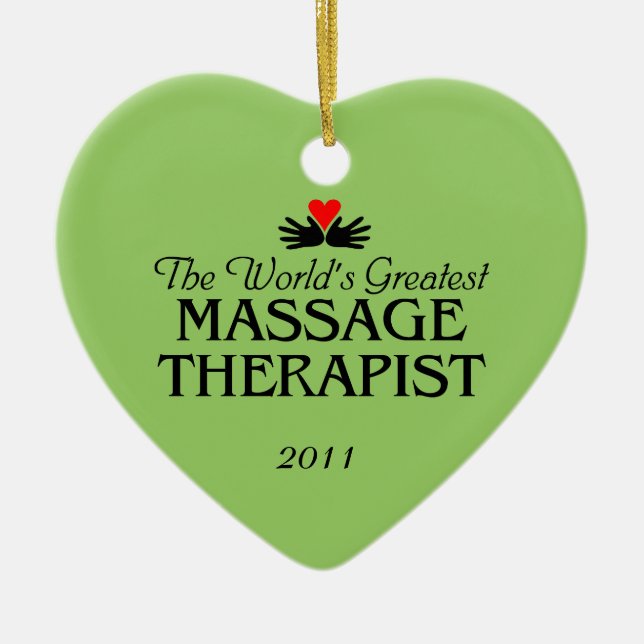 Ornement de thérapeute de massage (Devant)