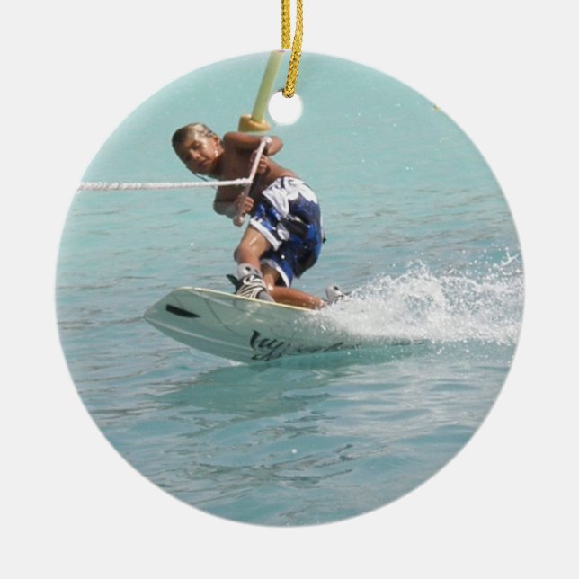 Ornement de tour de Wakeboarding (Devant)
