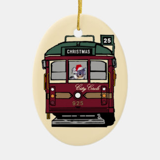Ornement de tram de Noël