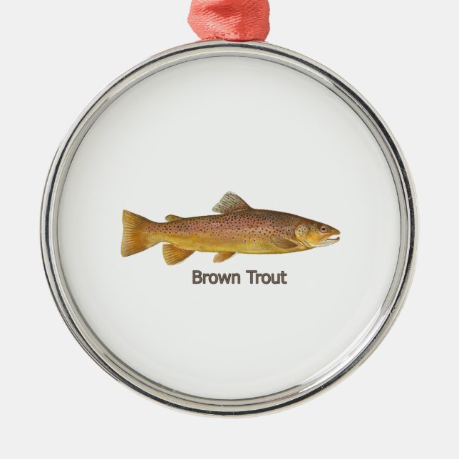 Ornement de truite Brown (Devant)
