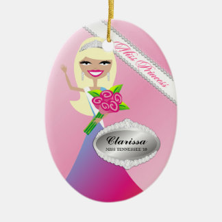 Ornement de TTT-Mlle princesse Blonde Custom Photo