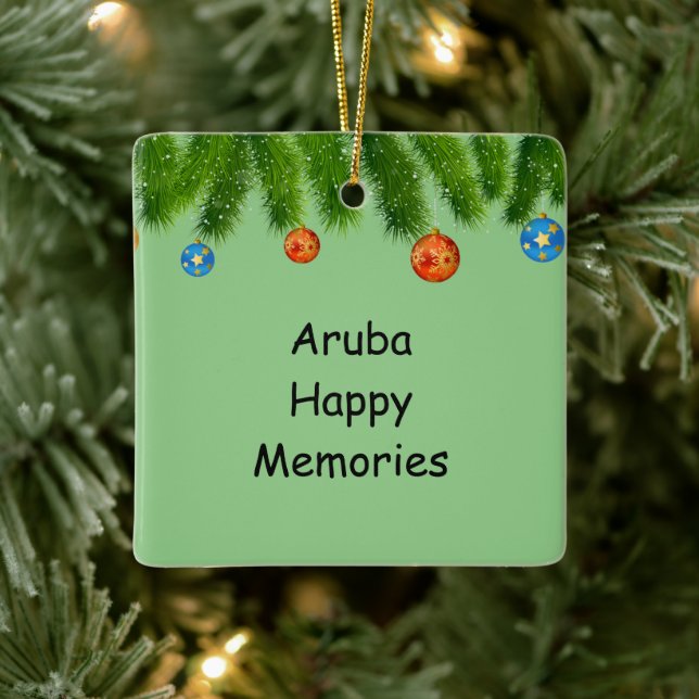Ornement de vacances Aruba (Arbre)