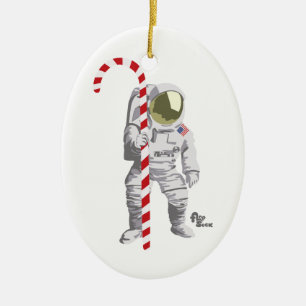 Ornement de vacances d'astronaute