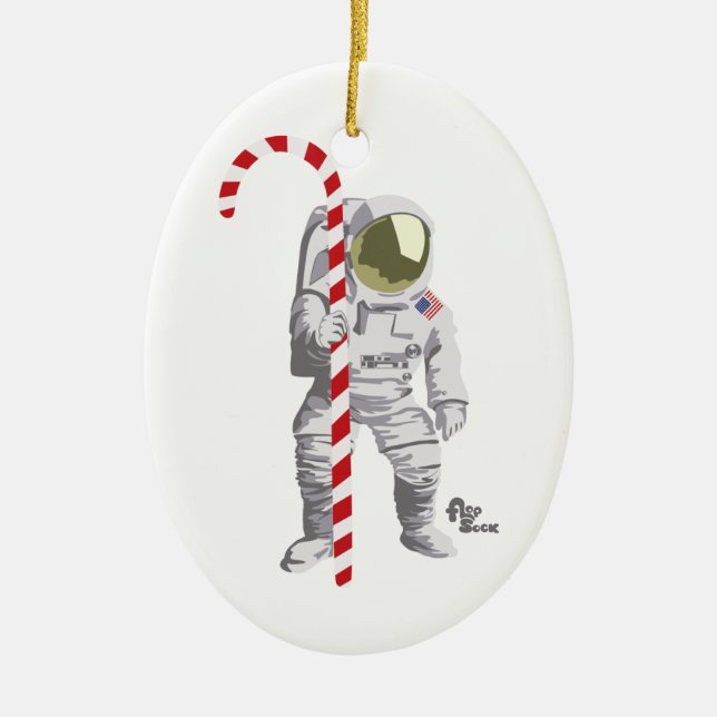 Ornement de vacances d'astronaute (Devant)