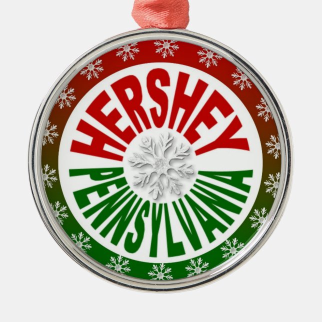 Ornement de vacances de Hershey Pennsylvanie (Devant)