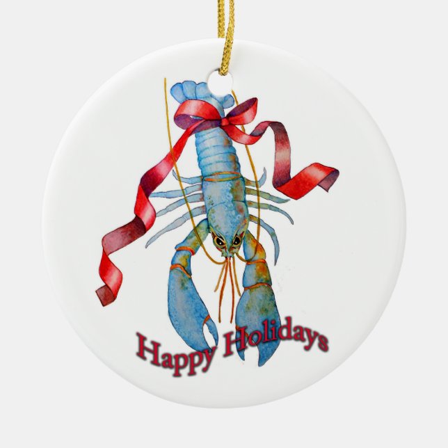 Ornement de vacances de homard (Devant)