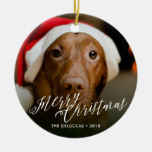 Ornement de vacances *Joyeux Scriptmas*