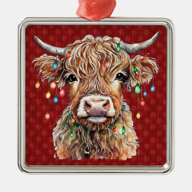 Ornement de vache de Highland (Devant)