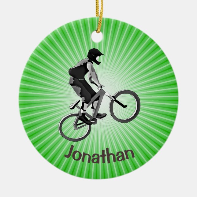 Ornement de vélo personnalisé (Devant)