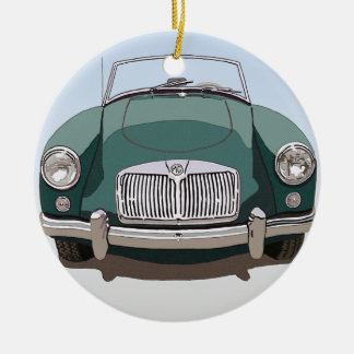 Ornement de voiture MGA vert