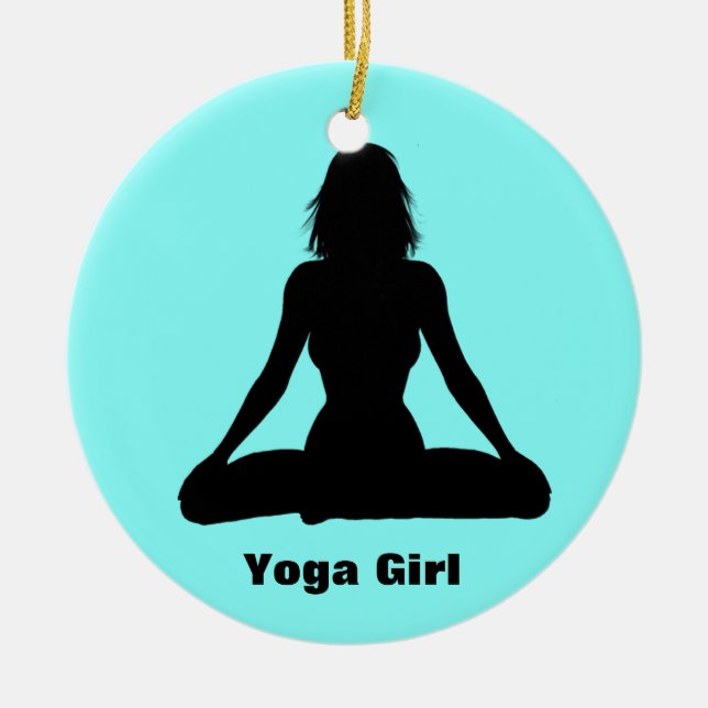Ornement de Yoga personnalisé (Devant)