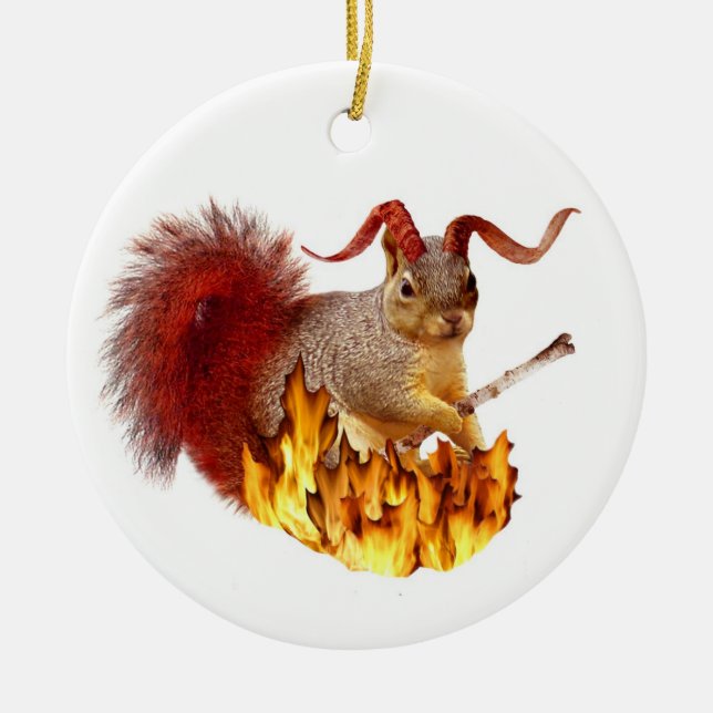 Ornement d'écureuil de Krampus (Devant)