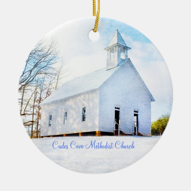 Ornement d'église méthodiste de crique de Cades - (Devant)