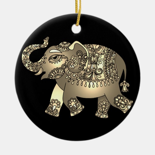 ornement d'éléphant (Devant)