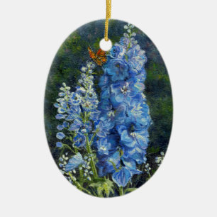 Ornement "Delphiniums"
