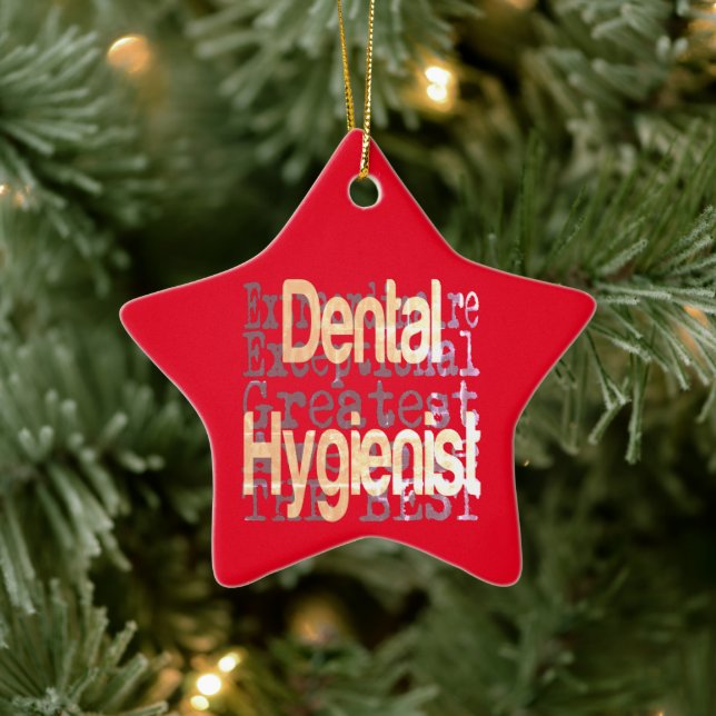 Ornement Dental Hygiéniste Extraordinaire Céramiqu (Arbre)