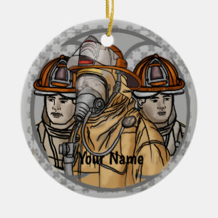 Ornement d'équipe de pompiers