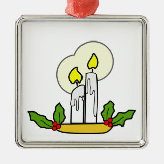 Ornement des bougies de Noël