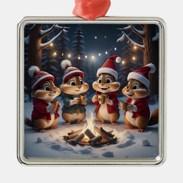 Ornement des Chipmunks de Noël (Devant)