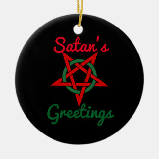 Ornement des salutations de Satan
