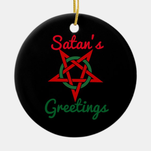 Ornement des salutations de Satan (Devant)