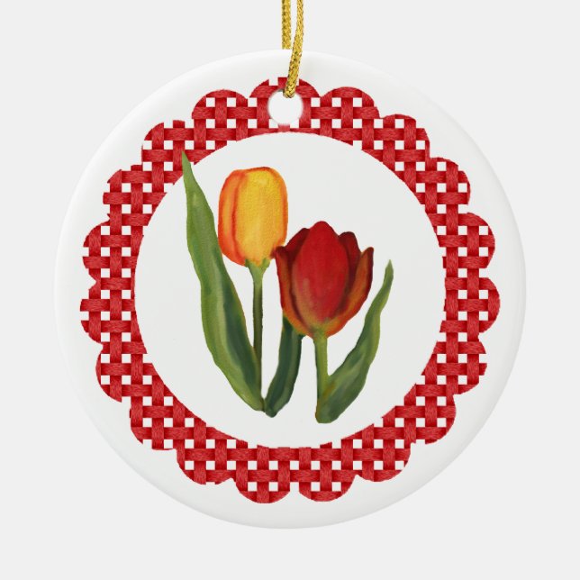 Ornement des tulipes (Devant)
