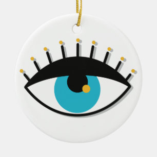 Ornement des yeux mal