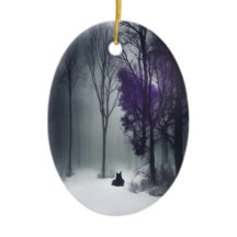 Ornement d'hiver gothique