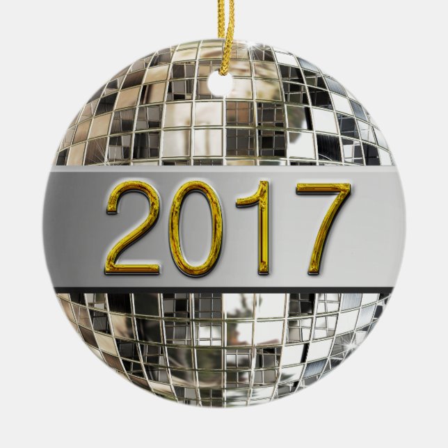 Ornement Disco Ball 2017 (Devant)