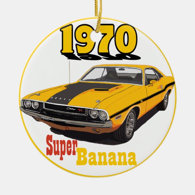 Ornement Dodge Challenger 1970 (Devant)