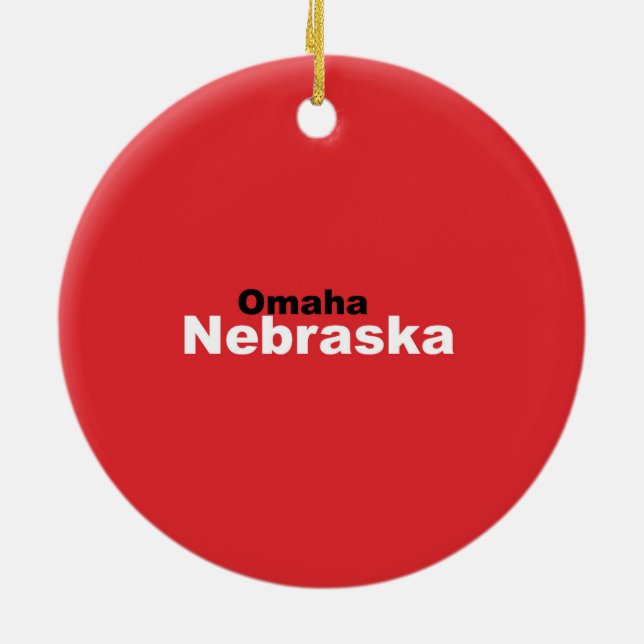 Ornement d'Omaha, Nébraska (Dos)