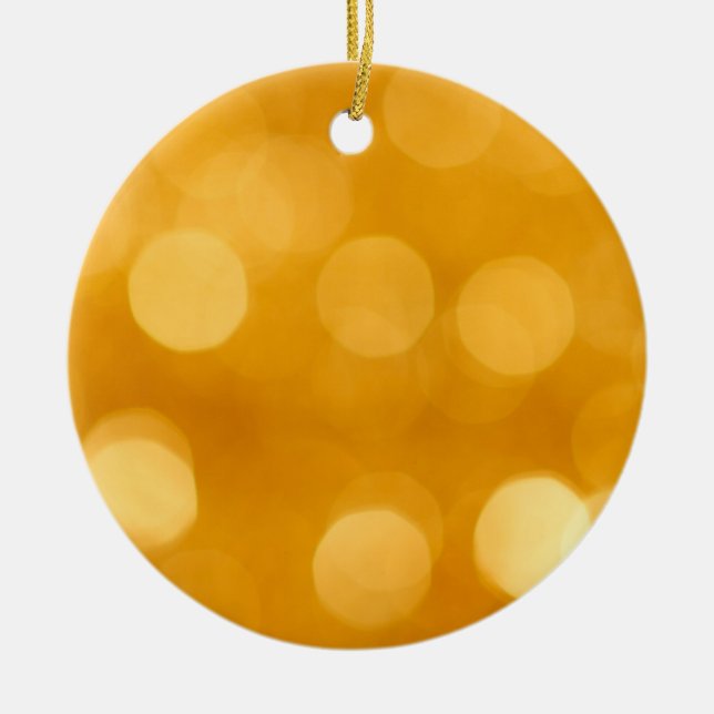 Ornement d'or de Noël (Devant)